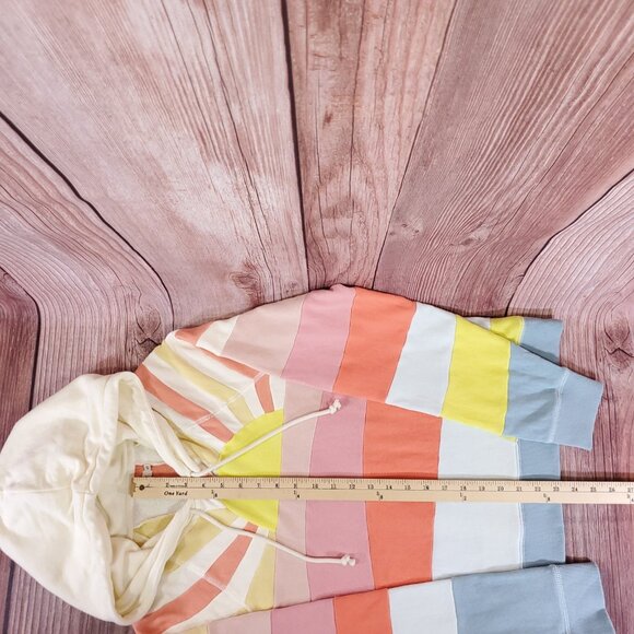 Faherty Soleil Hoodie Womens Size Medium Sunrise Pullover Cotton - Picture 15 of 15